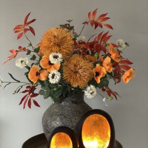 zijden boeket orange