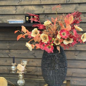 Zijden herfstboeket XXL